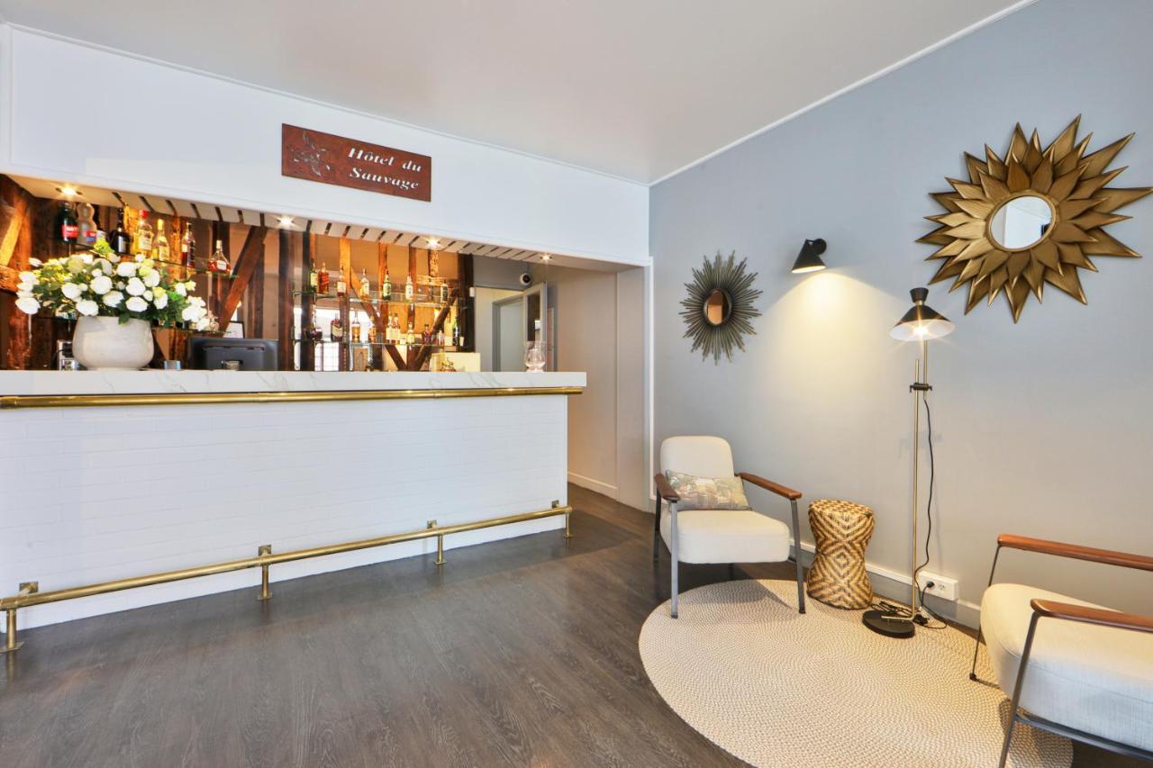 Logis Hotel & Restaurant Du Sauvage La Ferté-Gaucher Екстериор снимка